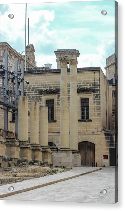 A Glimpse Of Valetta Malta - Acrylic Print