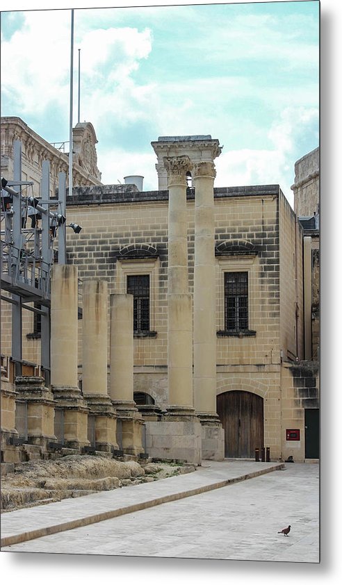 A Glimpse Of Valetta Malta - Metal Print