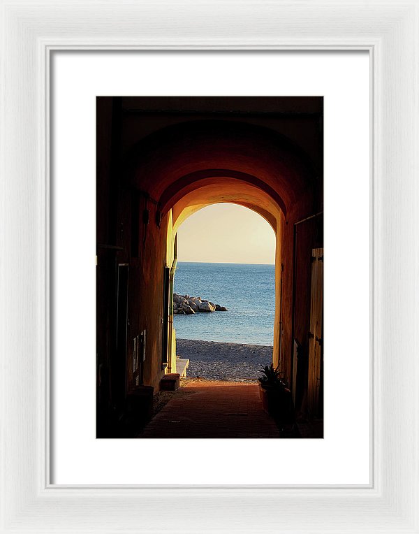 A Piece Of Liguria Coast - Framed Print