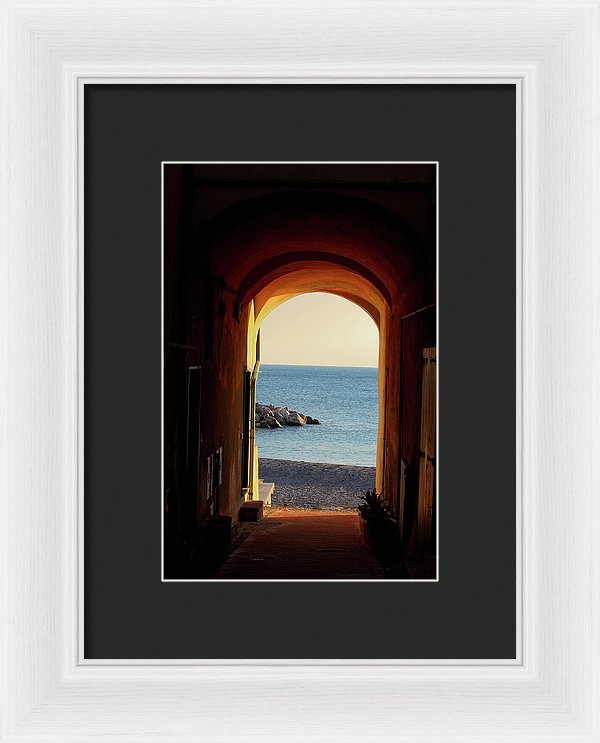 A Piece Of Liguria Coast - Framed Print