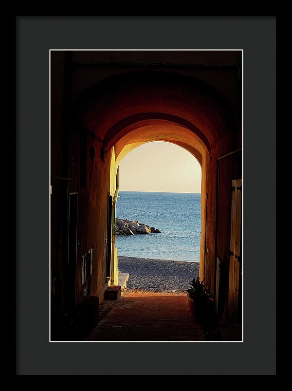 A Piece Of Liguria Coast - Framed Print