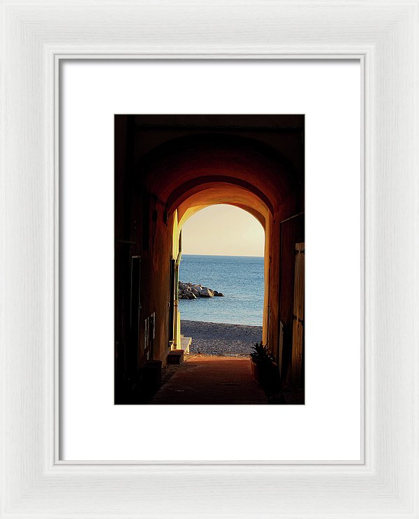 A Piece Of Liguria Coast - Framed Print