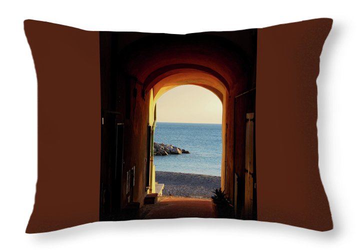 A Piece Of Liguria Coast - Throw Pillow