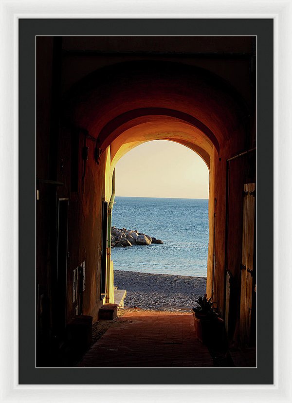 A Piece Of Liguria Coast - Framed Print