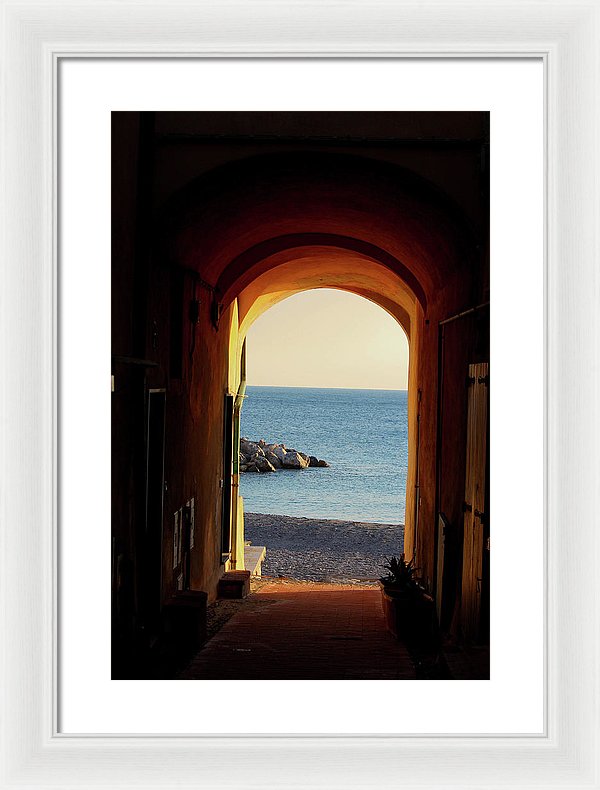 A Piece Of Liguria Coast - Framed Print