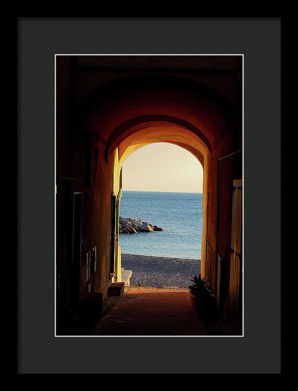 A Piece Of Liguria Coast - Framed Print