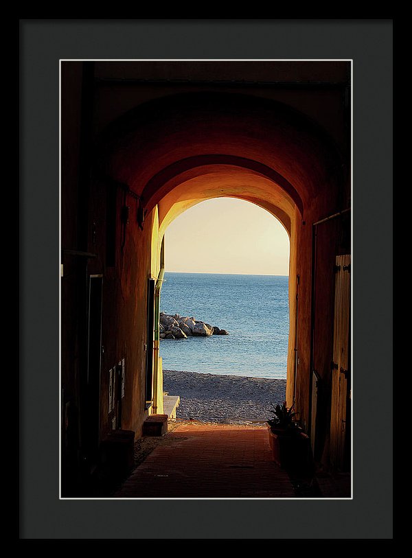 A Piece Of Liguria Coast - Framed Print