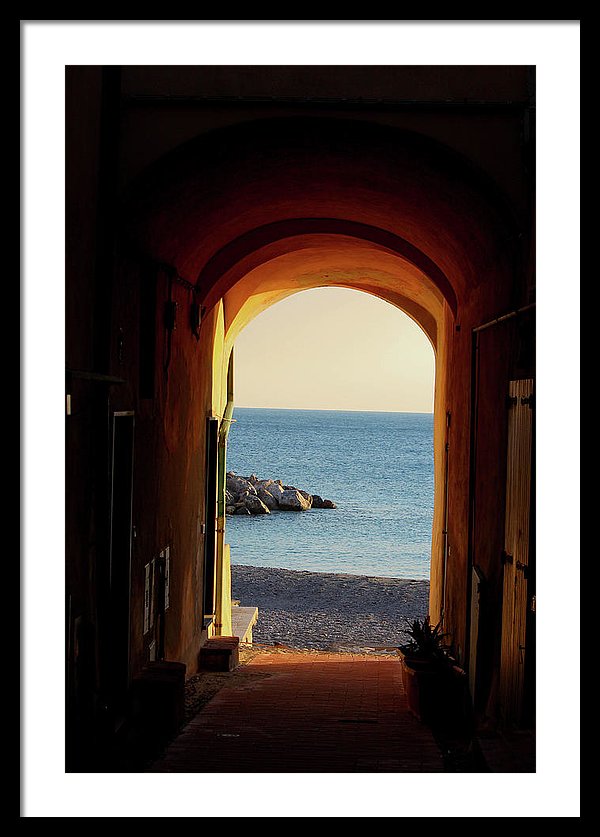 A Piece Of Liguria Coast - Framed Print