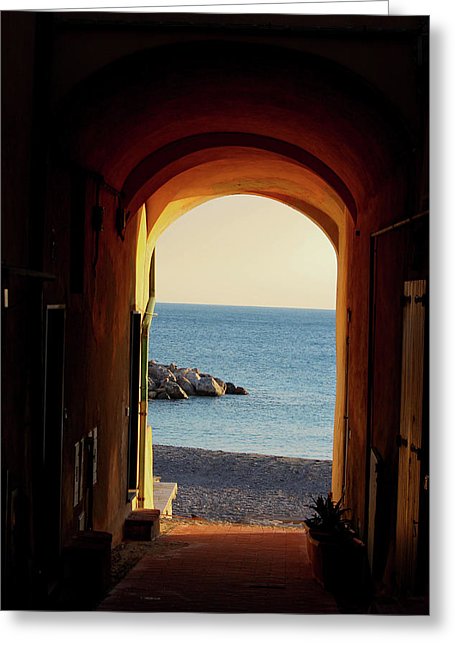A Piece Of Liguria Coast - Greeting Card
