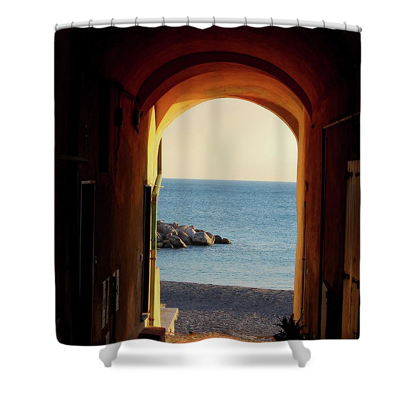 A Piece Of Liguria Coast - Shower Curtain