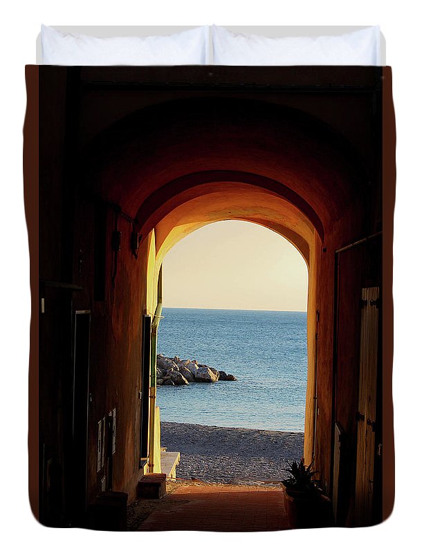 A Piece Of Liguria Coast - Duvet Cover