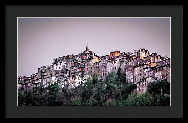 Apricale Italy - Framed Print