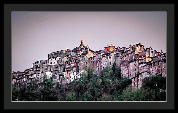 Apricale Italy - Framed Print