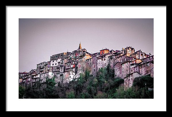 Apricale Italy - Framed Print