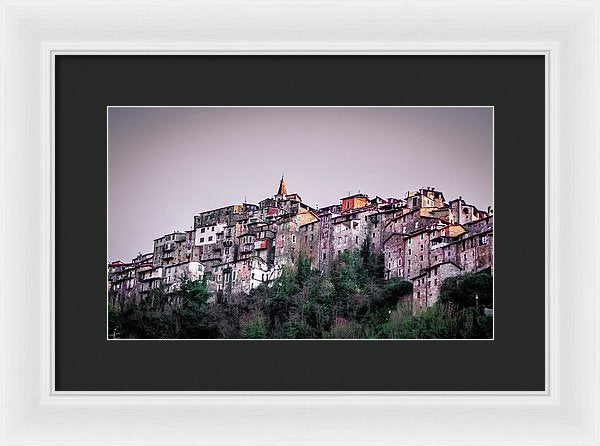 Apricale Italy - Framed Print