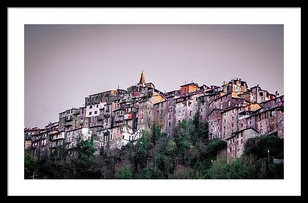 Apricale Italy - Framed Print