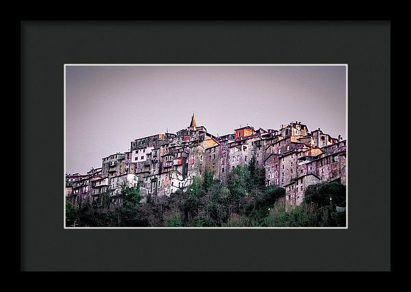 Apricale Italy - Framed Print