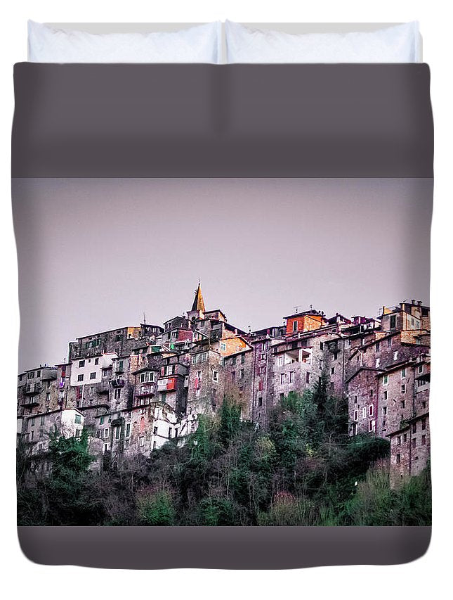 Apricale Italy - Duvet Cover
