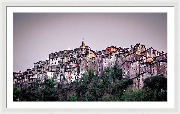 Apricale Italy - Framed Print