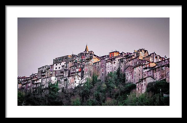 Apricale Italy - Framed Print