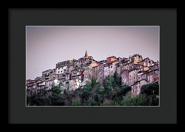 Apricale Italy - Framed Print