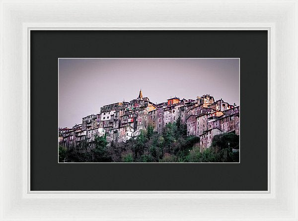 Apricale Italy - Framed Print