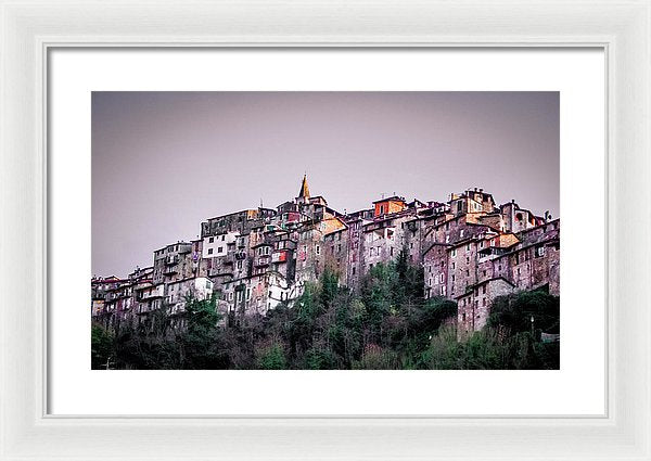 Apricale Italy - Framed Print