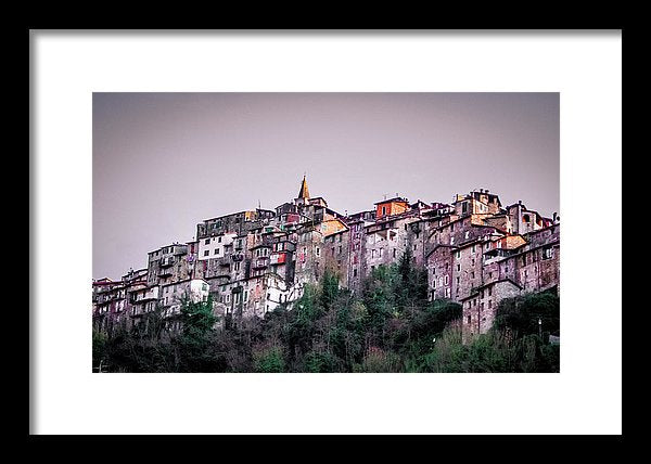 Apricale Italy - Framed Print