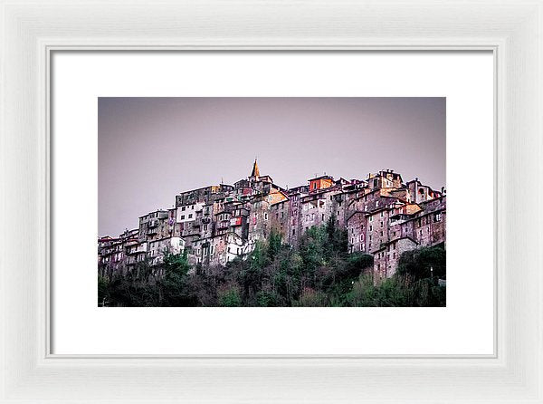 Apricale Italy - Framed Print