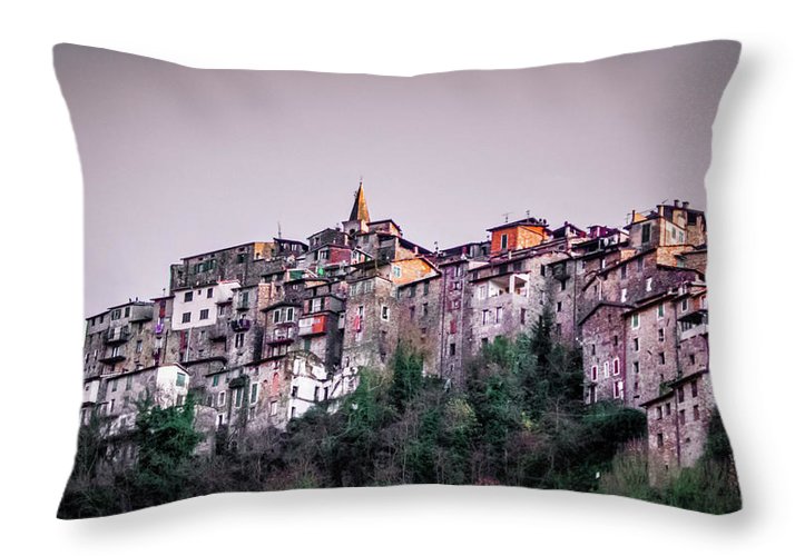 Apricale Italy - Throw Pillow