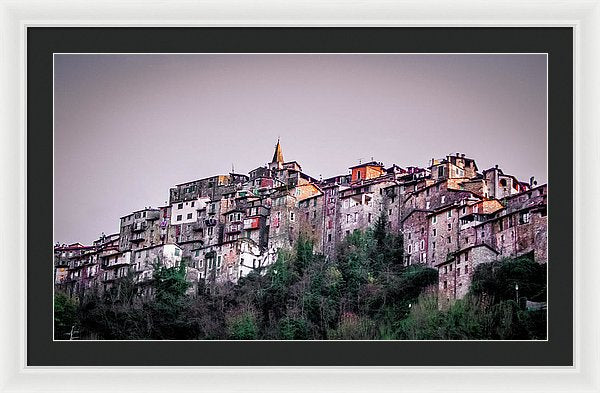 Apricale Italy - Framed Print