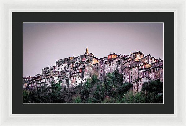 Apricale Italy - Framed Print