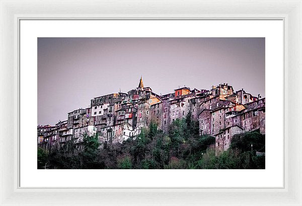 Apricale Italy - Framed Print