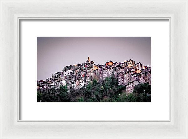 Apricale Italy - Framed Print