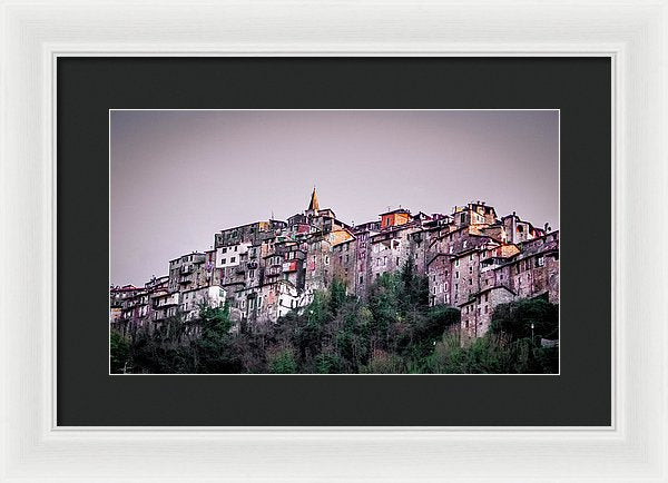 Apricale Italy - Framed Print