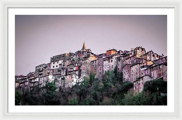 Apricale Italy - Framed Print