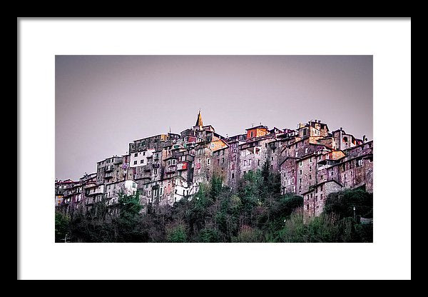 Apricale Italy - Framed Print