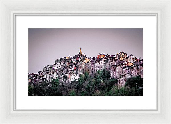 Apricale Italy - Framed Print