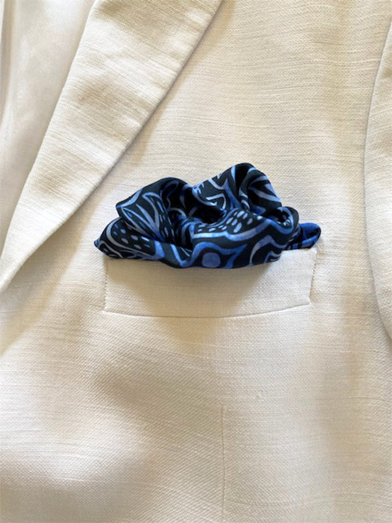 Asymmetric Pocket Square