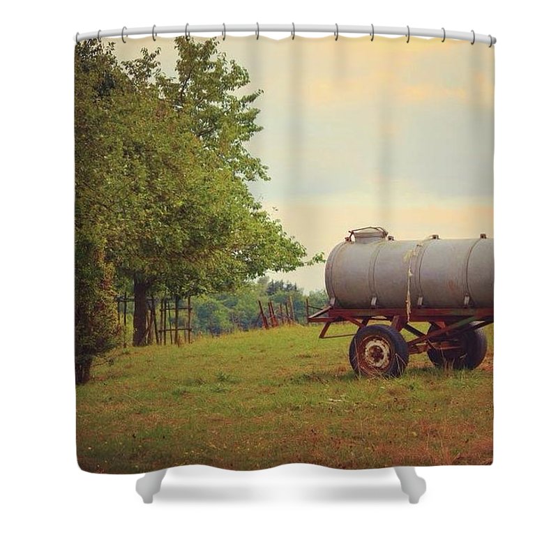 Autumn In The Countryside - Shower Curtain