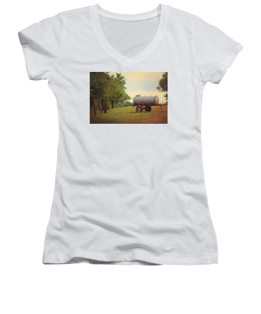 Autumn In The Countryside - Women's V-Neck