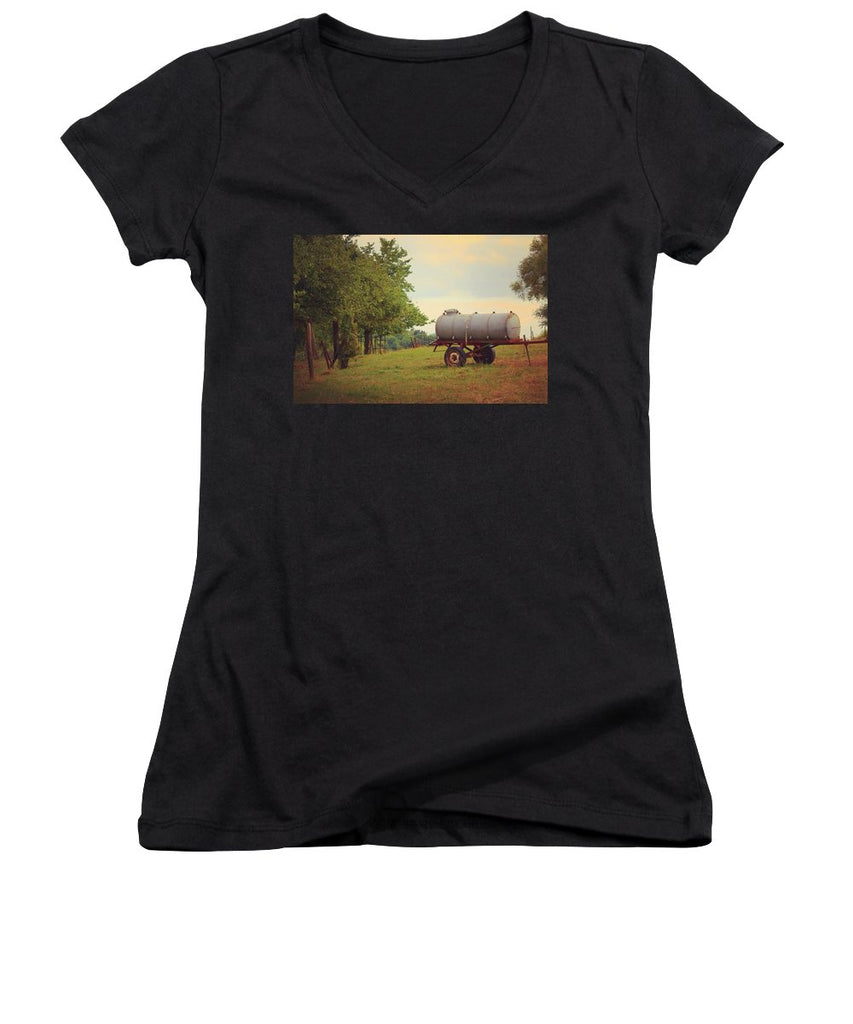 Autumn In The Countryside - Women's V-Neck