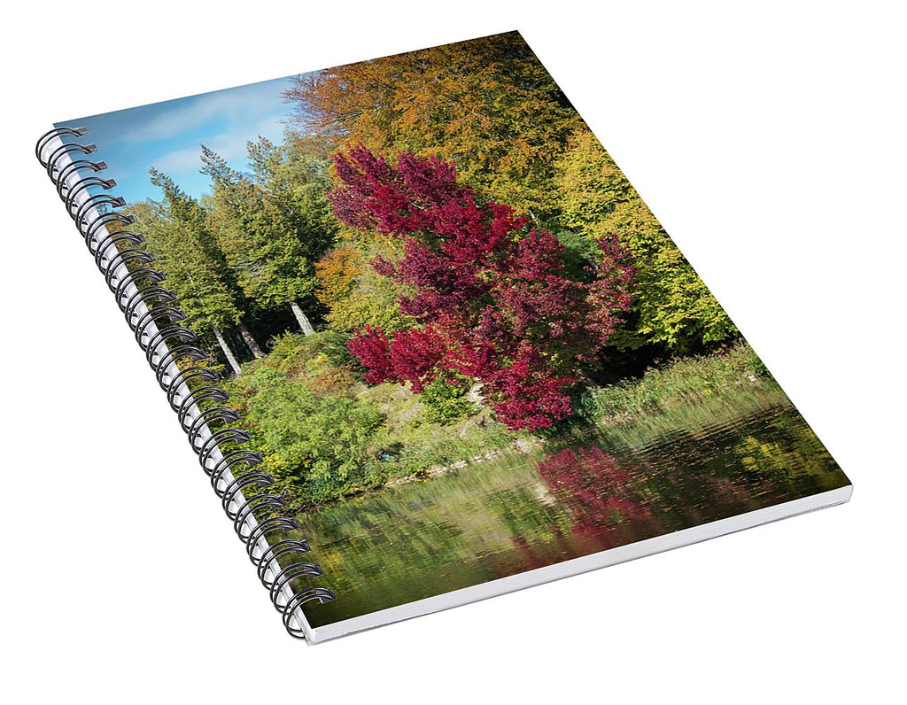Autumnal View In Belgium - Spiral Notebook