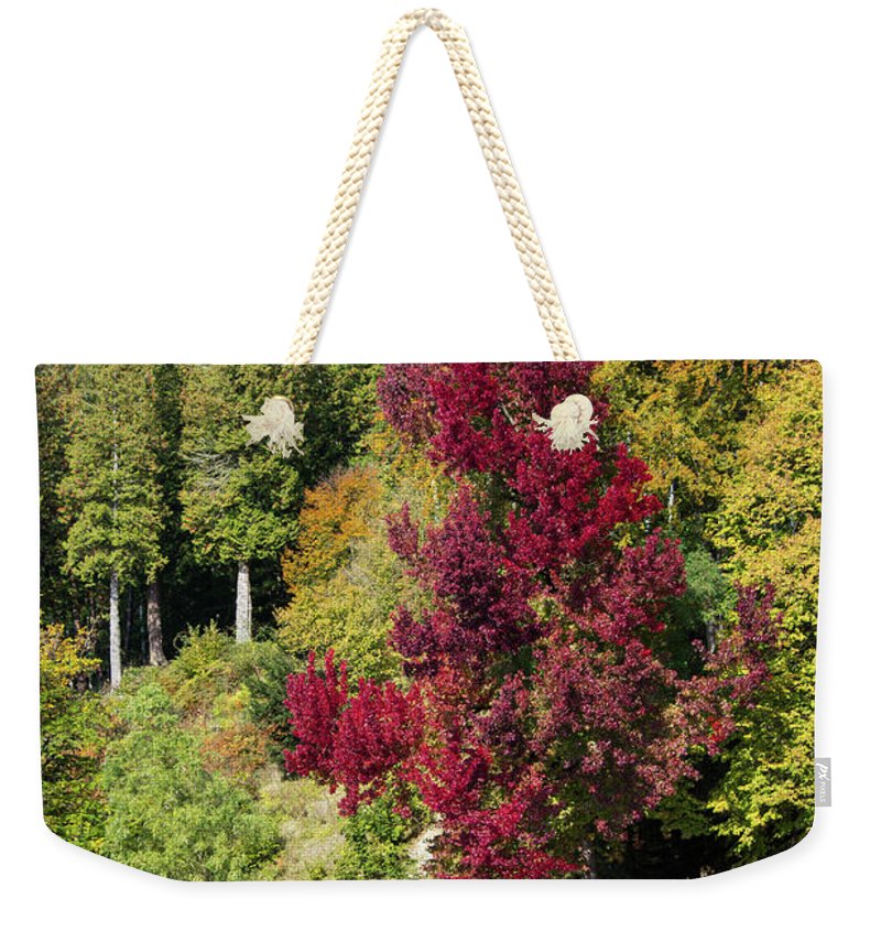 Autumnal View In Belgium - Weekender Tote Bag