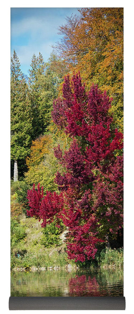 Autumnal View In Belgium - Yoga Mat