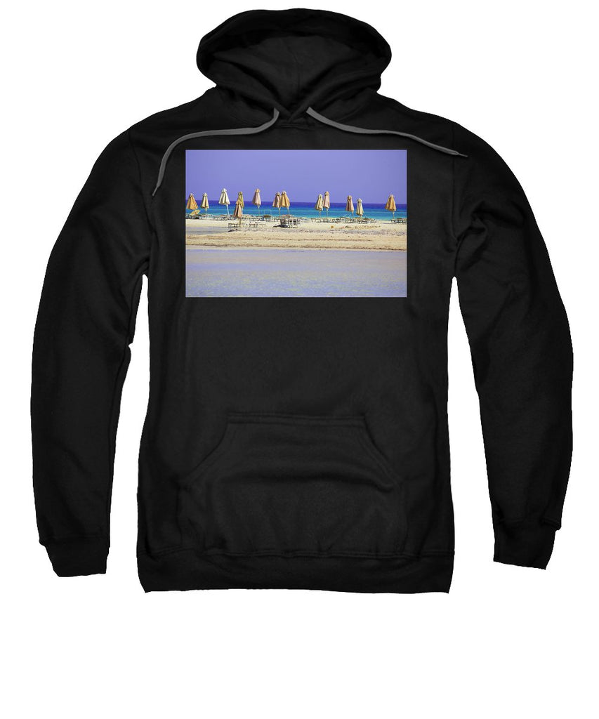 Beach, Sea And Umbrellas - Sweatshirt