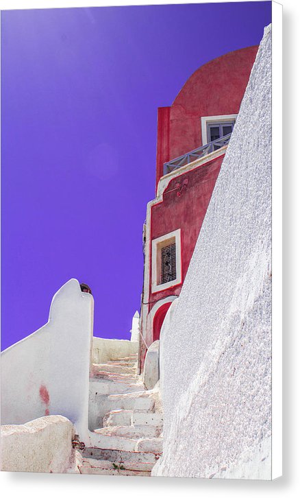 Beautiful Santorini  - Canvas Print