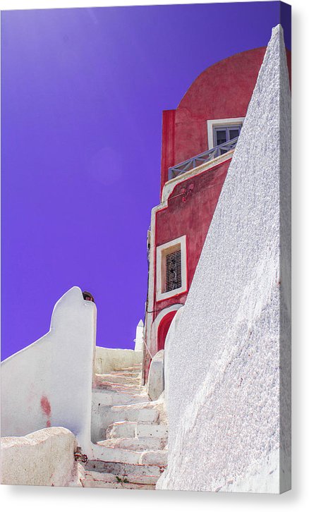 Beautiful Santorini  - Canvas Print