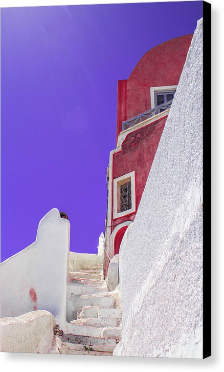 Beautiful Santorini  - Canvas Print