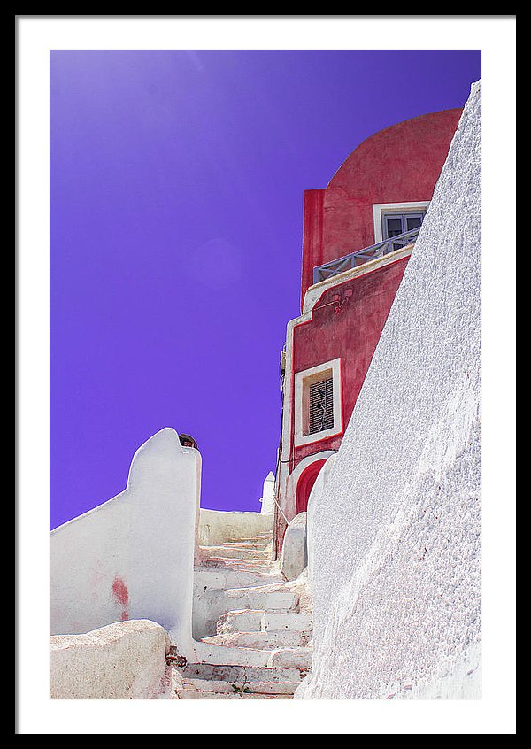 Beautiful Santorini  - Framed Print